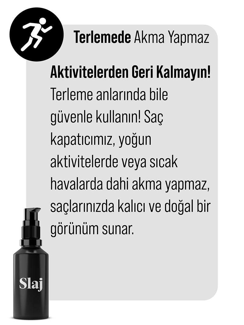 Slaj Kalıcı Saç Kapatıcı Losyon 50ml x 3 Şişe 150 ml (Avantajlı Paket)
