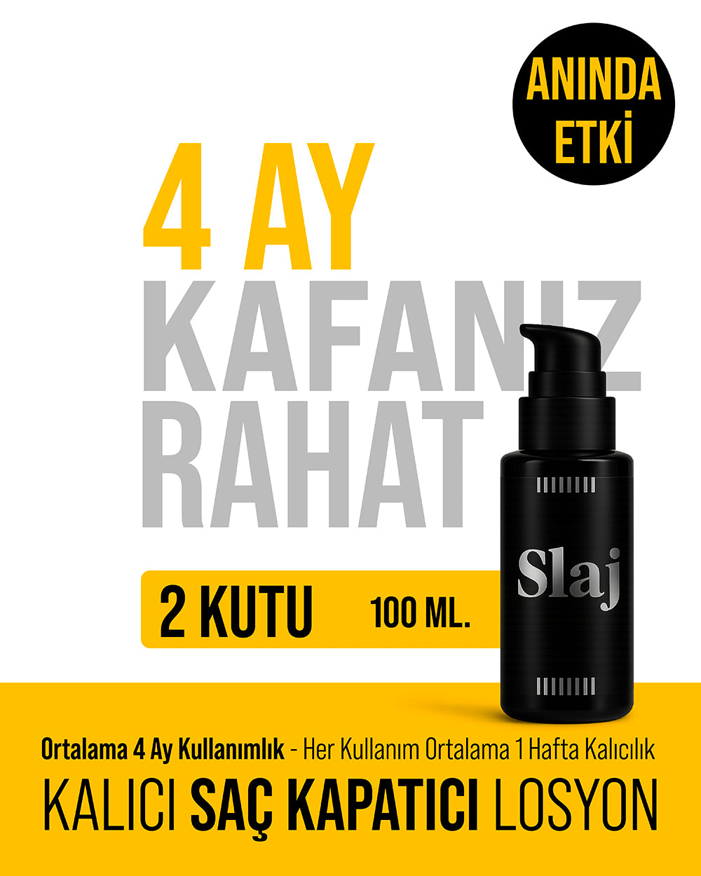 2 Kutu Slaj Saç Kapatıcı